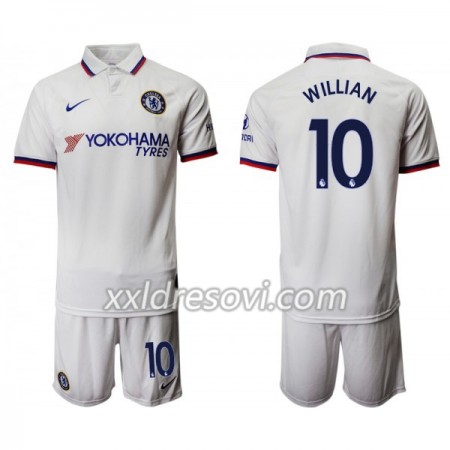 Chelsea WILLIAN 10 Drugi Dječji Komplet Dresovi za Nogomet 2019-2020 (+ kratke hlače)